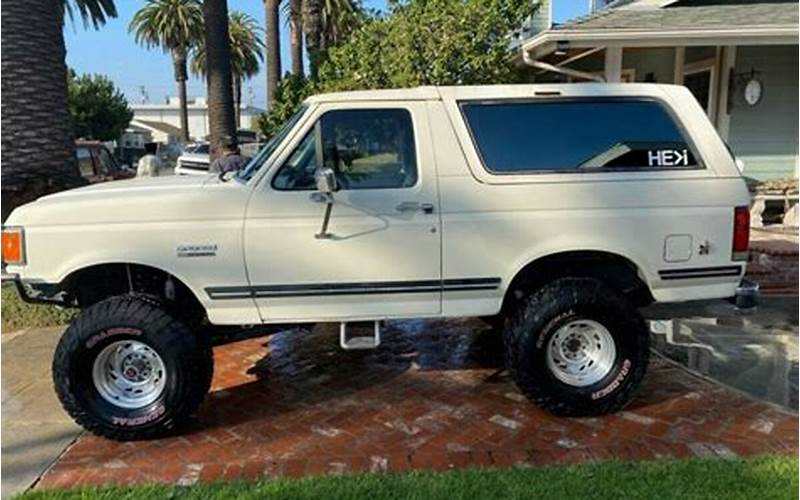 Off-Road Capabilities Of The 1988-1990 Ford Bronco