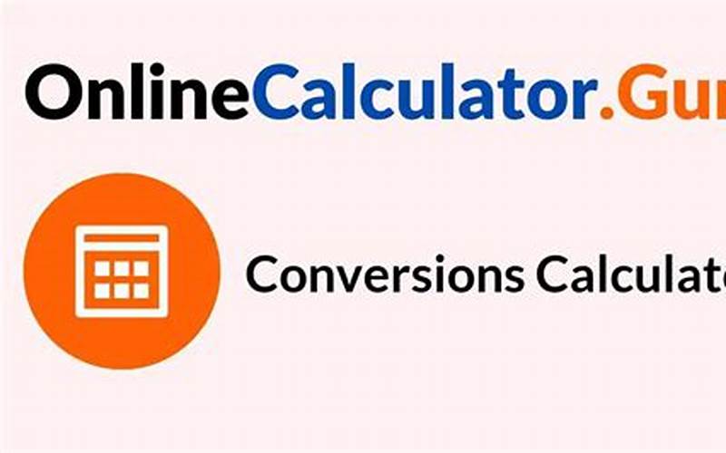 Online Conversion Tool