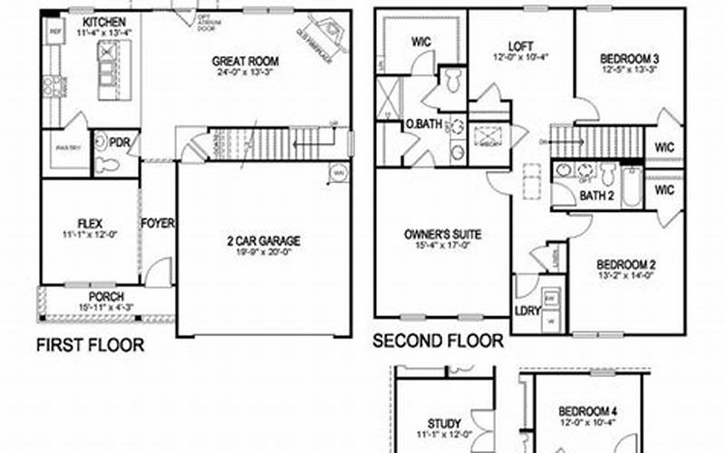 Overview Of D R Horton Penwell Floor Plan