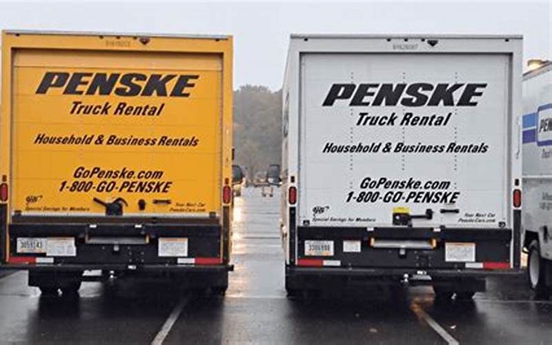 Penske 10 Foot Truck Dimensions