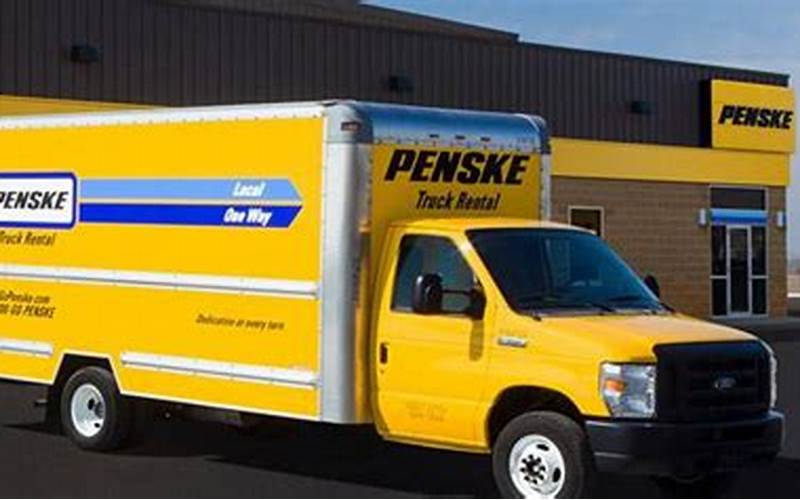Penske Truck Rental Add-Ons