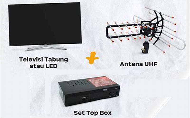 Perangkat Yang Dibutuhkan Untuk Menangkap Siaran Tv Digital