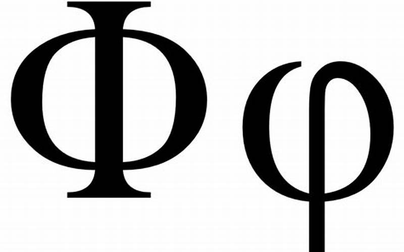 Phi Greek Letter