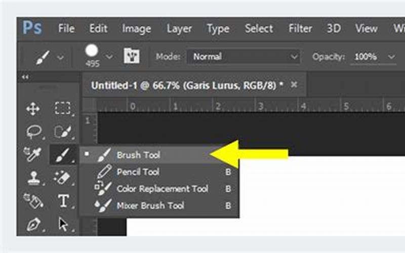 Pilih Brush Tool