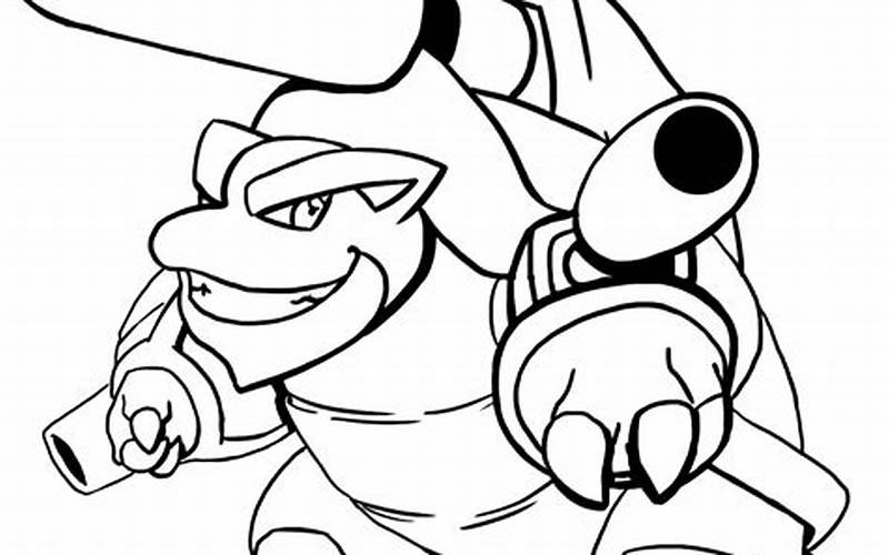 Pokemon Blastoise Coloring Pages: A Fun Activity for Kids and Adults