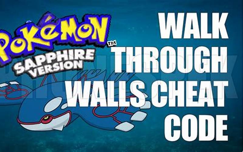 Pokemon Walk Through Walls