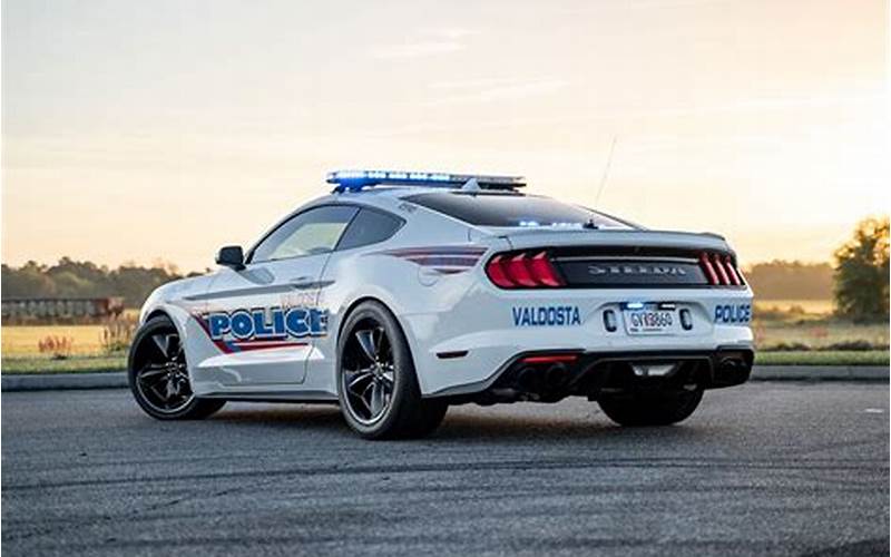 Police Ford Mustang Engine