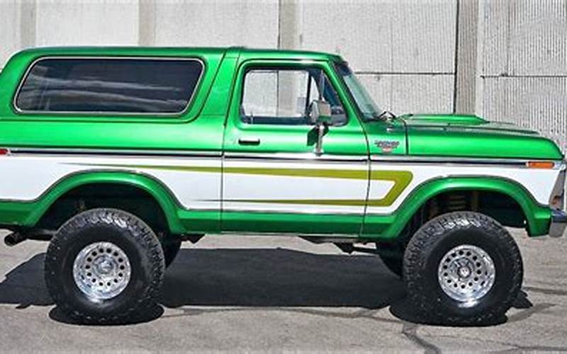 Popularity Of The 1978 Ford Bronco Custom