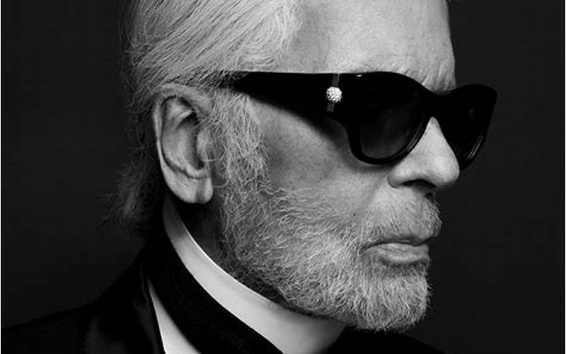 Portrait Of Karl Lagerfeld