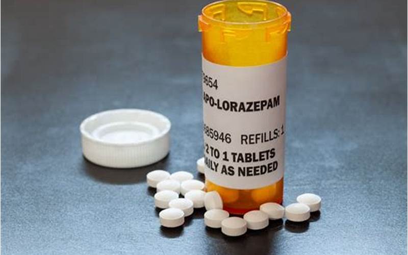 Prescription Bottle Of Lorazepam