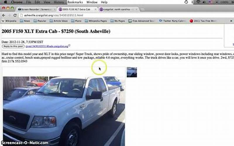 Price Craigslist