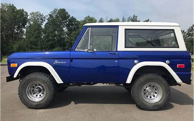 Price Of 1970 Ford Bronco For Sale