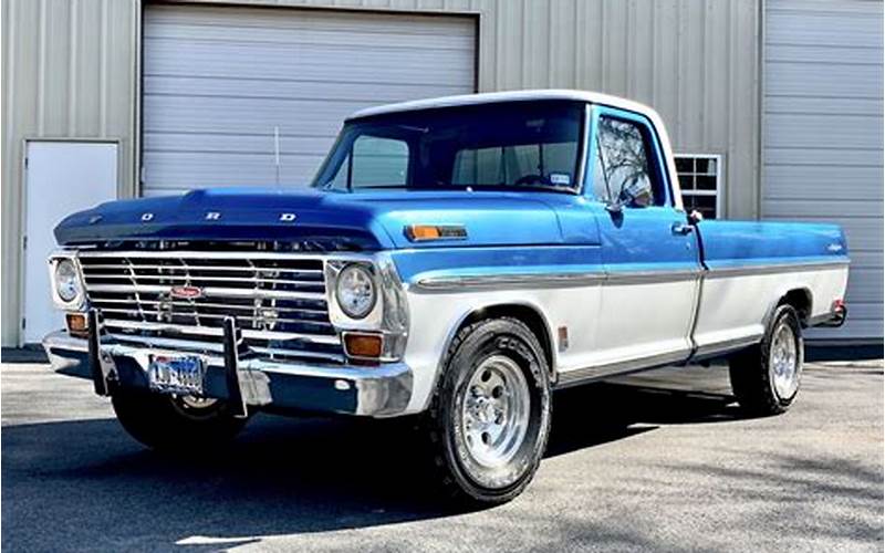 Price Of The 1968 Ford F100 Ranger