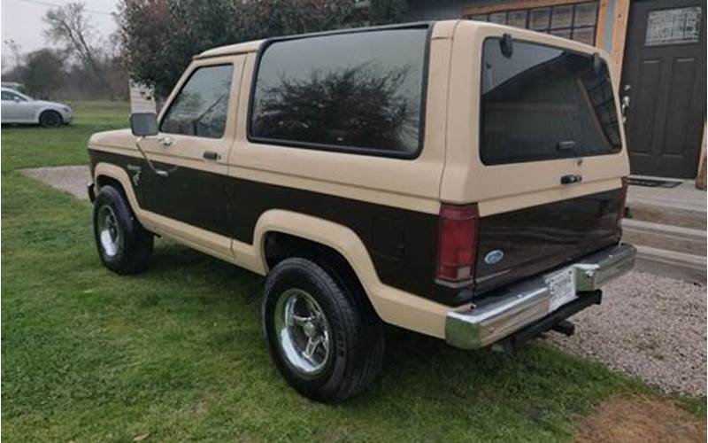 Problems To Look Out For In A 1984 Ford Bronco Eddie Bauer