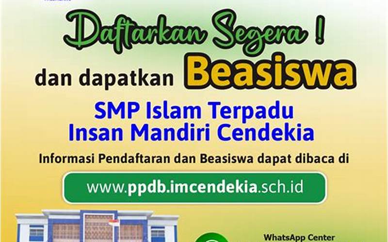 Program Beasiswa Smp Ar Riyadh