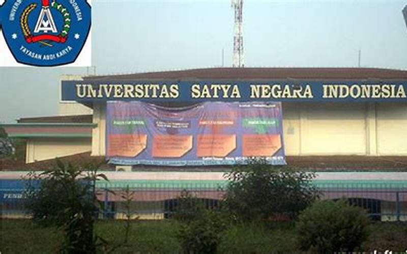 Program Studi Universitas Satya Negara Indonesia