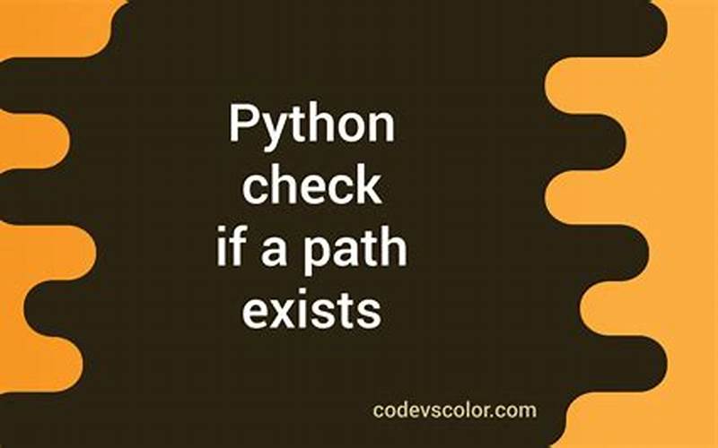 Python Os.Path.Exists Type Error