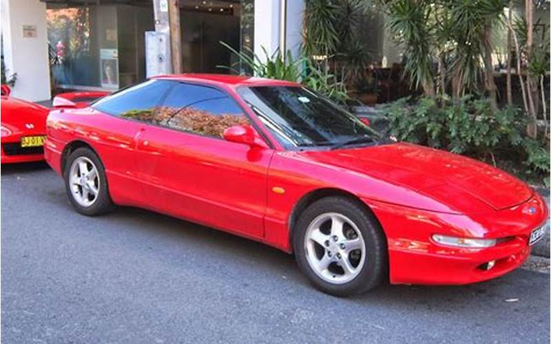 Red 1988 Ford Probe Gt