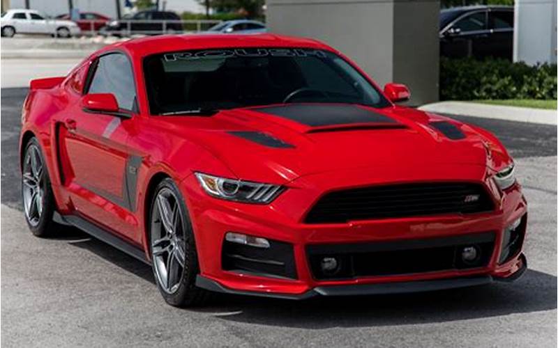 Red Ford Mustang Price