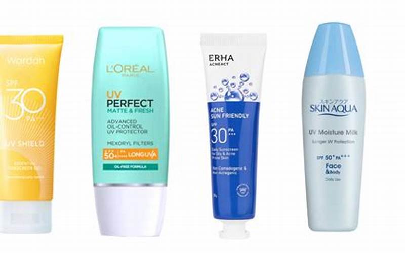 Rekomendasi Sunscreen Terbaik Untuk Bekas Jerawat