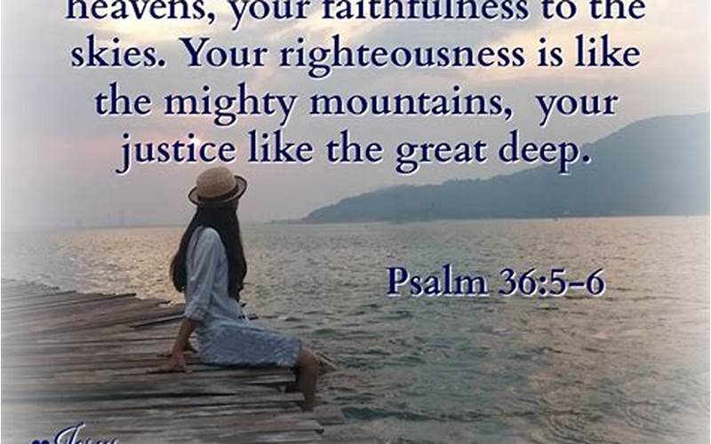 Religious Interpretation Of Psalms 36:6