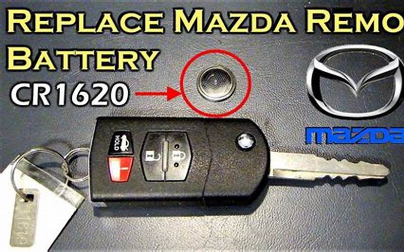 Replacing Mazda Cx 5 Remote Battery