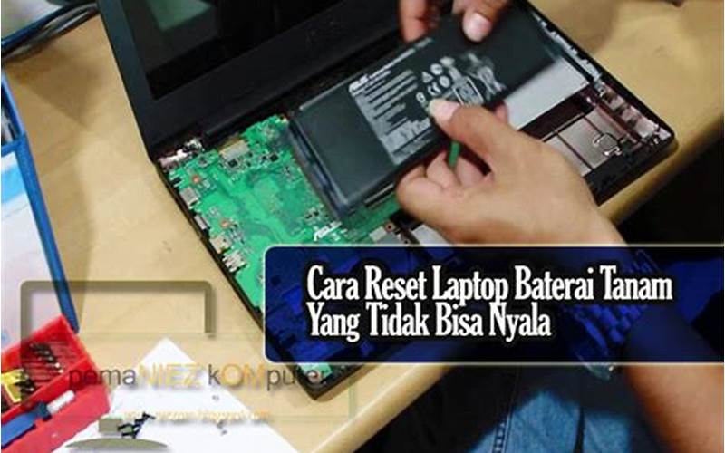Reset Baterai Laptop