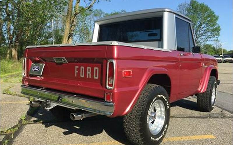 Restoration Of The 1971 Ford Bronco Half Cab