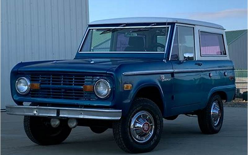 Restoring A 1970'S Ford Bronco