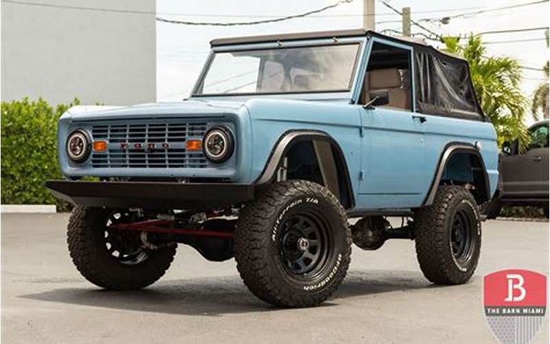 Restoring A 1970S Ford Bronco