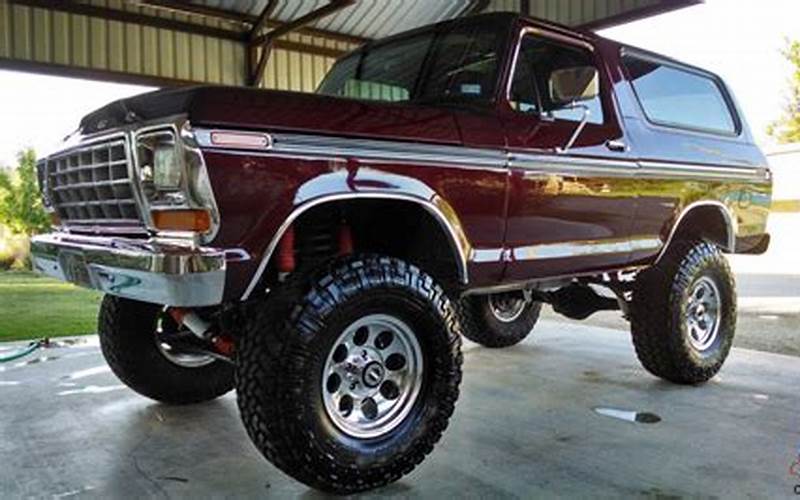Restoring A 1978 To 1979 Ford Bronco