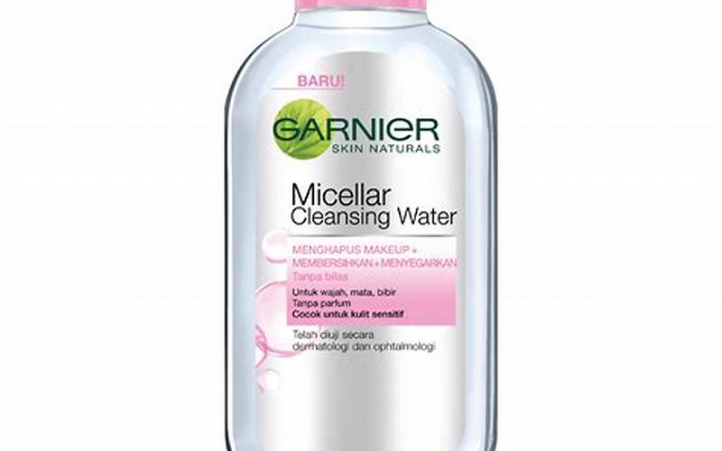 Review Garnier Micellar Water Pink Untuk Jerawat