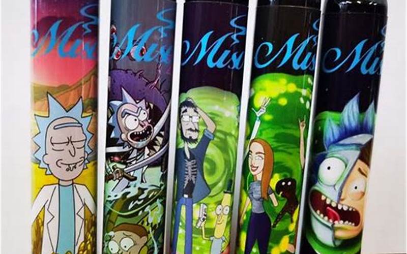 Rick And Morty 8000 Puffs Flavors