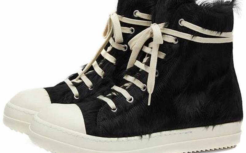 Rick Owens White Pony Hair Boots: A Trending Fashion Statement