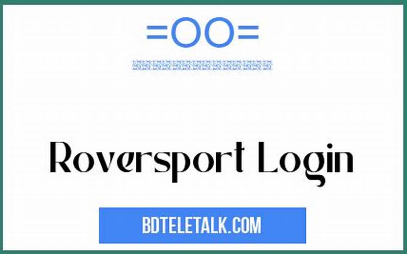 Roversport.Net Login Page
