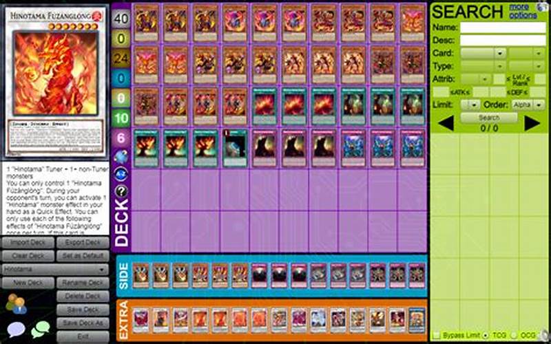 Sample Decklist