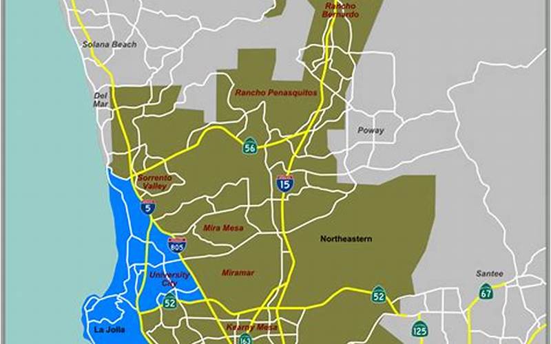 San Diego Ca Map