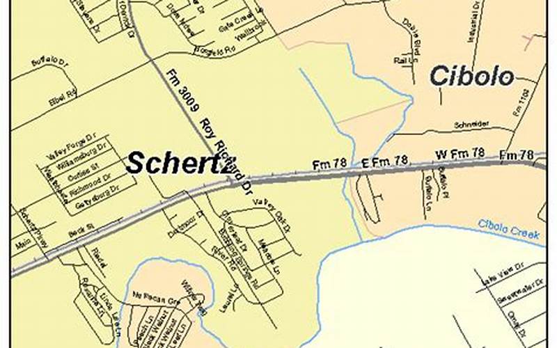 Schertz Tx Map