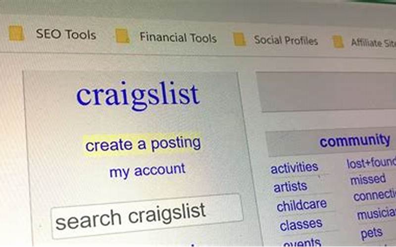 Searching Craigslist