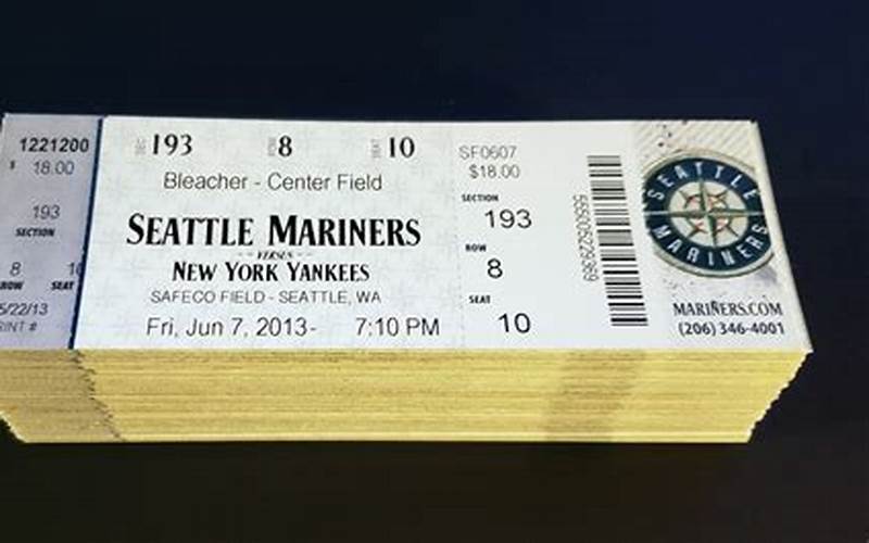 Seattle Mariners Tickets