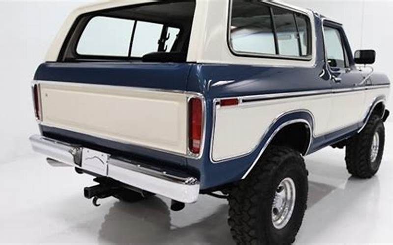 Second Generation Of Ford Bronco 70
