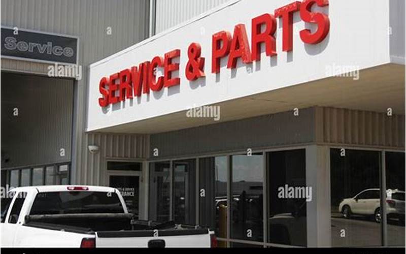 Service And Parts Department