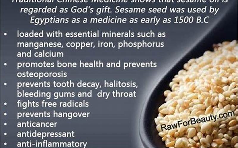 Sesame Pudding Health Benefits