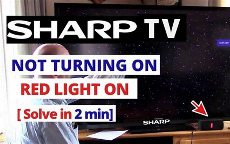 Sharp TV Power Light Blinking: Causes and Solutions