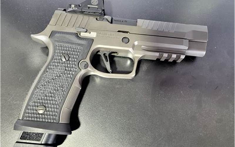 Sig P320 AXG Comp Legion: A High-Performance Pistol for Professionals and Enthusiasts Alike