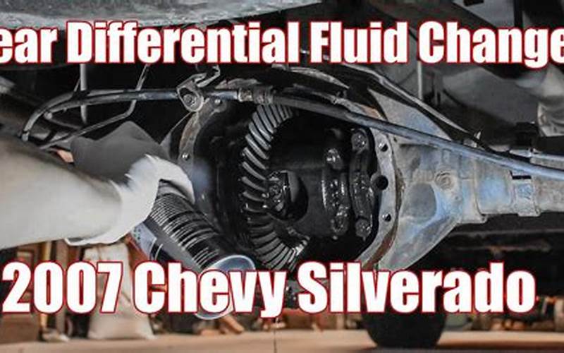 Silverado Front Differential Fluid