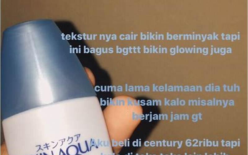 Skin Aqua Sunscreen: Solusi Efektif Untuk Menghindari Jerawat