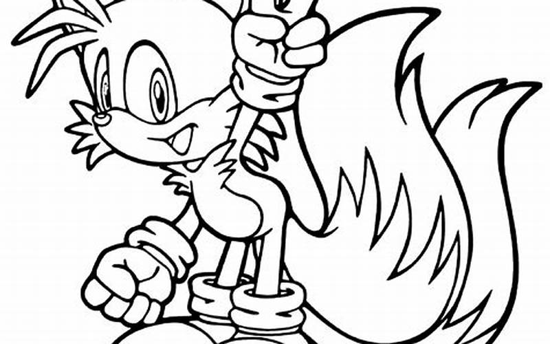 Sonic And Knuckles Coloring Page Running