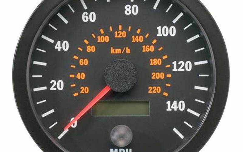 Speedometer With Mph And Kph