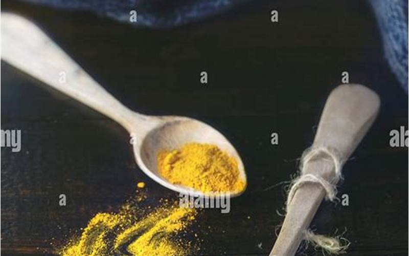 Spice Blend On A Wooden Spoon
